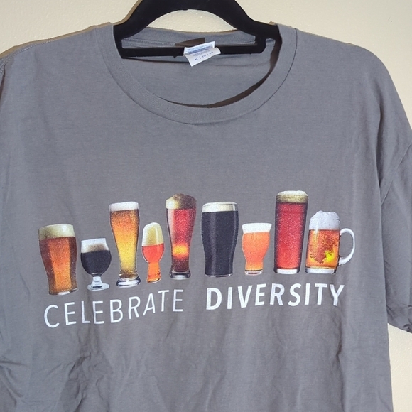 Port and Company Gray Celebrate Diversity Tee - Picture 3 of 6
